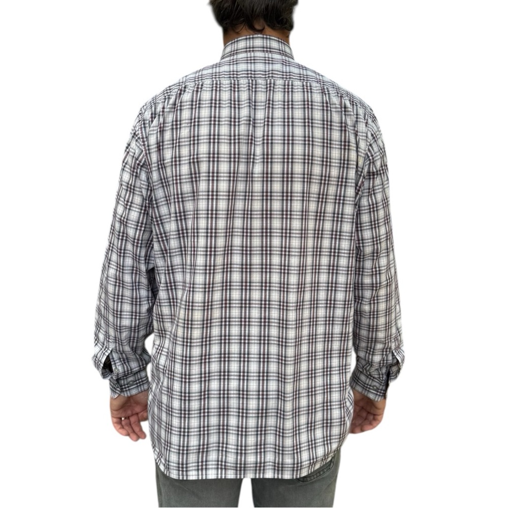 Banana Republic Men’s Plaid Button-Down Shirt – Size L - Picture 5 of 7